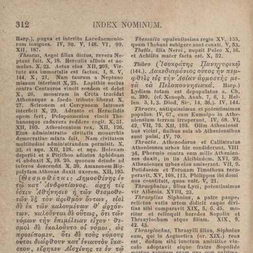 17,5 x 11,5 εκ. 2 σ. χ.α. + VI σ. + 314 σ. + 2 σ. χ.α., όπου στο φ. 1 κτητορική σφραγίδα C